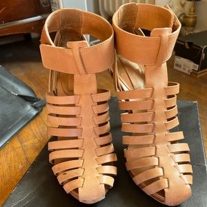 BCBG Heeled Huarache/cage women’s heels